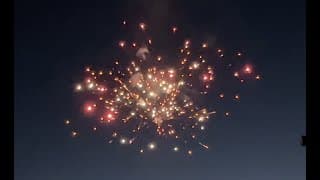 MS127 99 Red Balloons - 16 shot 200 Gram Cake - Sky Bacon Fireworks