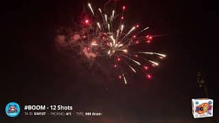 GM137 #BOOM - 12 shot 500 Gram Cake - Sky Bacon Fireworks 2024 Production