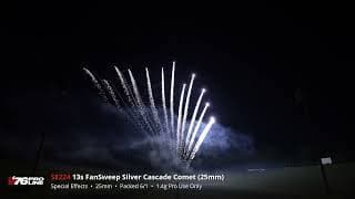 SE224 13s FanSweep Silver Cascade Comet (25mm) - '76 Pro Line - 2024 Production